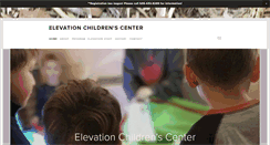 Desktop Screenshot of elevationchildrenscenter.org