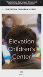 Mobile Screenshot of elevationchildrenscenter.org